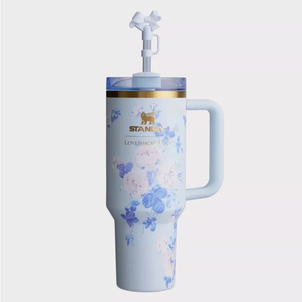 Stanley x Loveshackfancy 40 oz cup. Everblooming Rosettes
